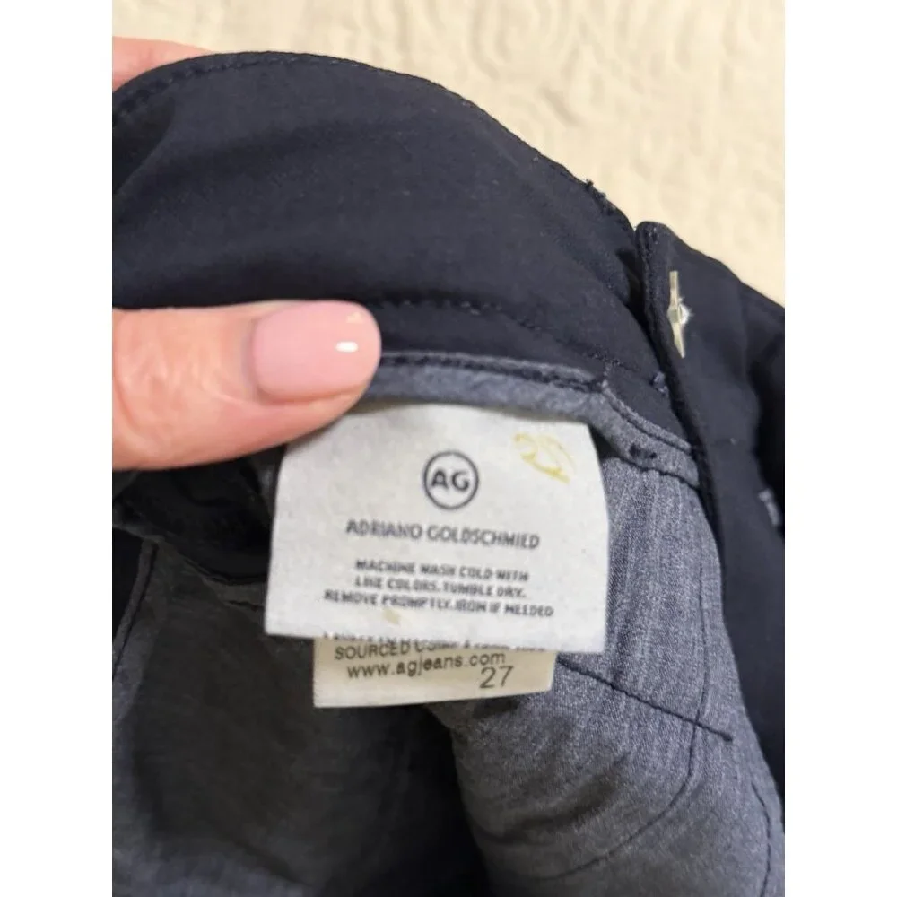 AG Adriano Goldschmied Rory Pleated Carrot Trouser Pants Sz 27 Retail $215 - Picture 8 of 11